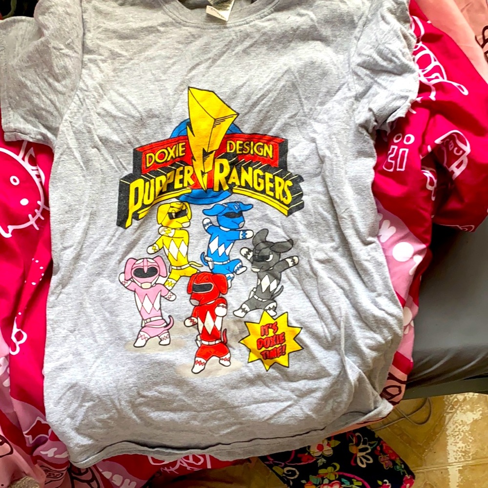 Pupper Rangers Tshirt - Parody of Power Rangers